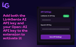 LinkGenie AI - Chrome Extension