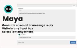 Maya AI - Chrome Extension