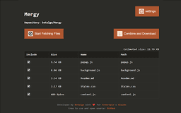 Mergy - Chrome Extension