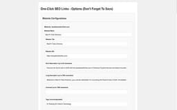 One-Click SEO Links - Chrome Extension