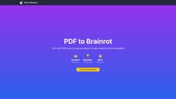 PDF to Brainrot