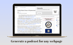 Podcastify - Chrome Extension