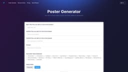 Poster Generator
