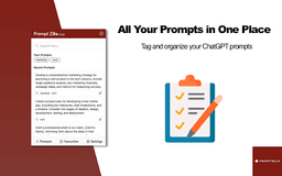 PromptZilla - Chrome Extension