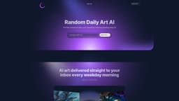 Random Daily Art AI