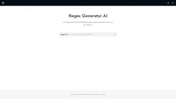 Regex Generator AI