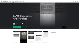 SAAR - Summarize And Translate