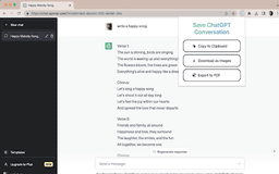 Save ChatGPT Conversation - Chrome Extension