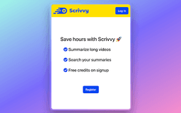 Scrivvy - Chrome Extension