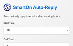 SmartOn Auto-Reply - Chrome Extension