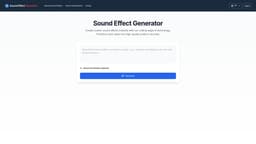 Sound Effect Generator