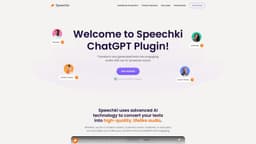 Speechki ChatGPT Plugin