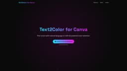 Text2Color for Canva
