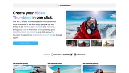 ThumbnailMaker - #1 AI thumbnail maker!
