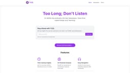 TLDL - Too Long; Don't Listen