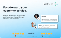 TypeGenie for Zendesk Chat and Messaging - Chrome Extension