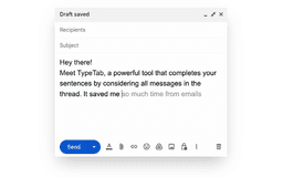 TypeTab - Chrome Extension