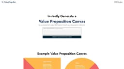 AI Value Proposition Canvas Generator