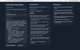 X (formerly Twitter) Search Assistant - Chrome Extension