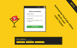 YT Summarizer - Chrome Extension