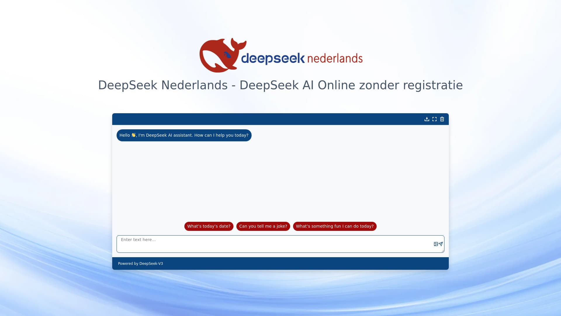 DeepSeek Nederlands