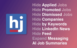 HideJobs - Chrome Extension