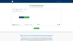 AI Text Summarizer