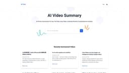 AI-Driven Summaries for Any YouTube Long Video