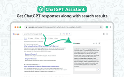 ChatGPT Assistant for Google - Chrome Extension
