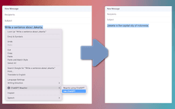 ChatGPT Text Enhancement - Chrome Extension