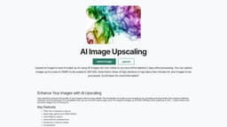 AI Image Upscaling