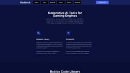 Haddock - Generative AI Tools for Gaming Engines