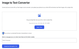 Text from Picture - Chrome Extension