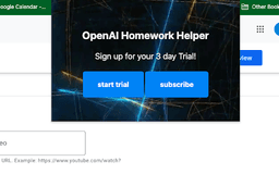 OpenAI Study Buddy - Chrome Extension