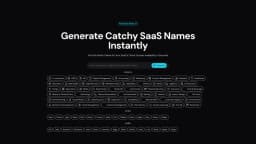 SaaS Name Generator