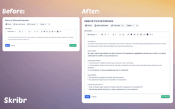 Skribr - Chrome Extension
