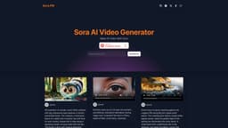 Sora AI Video Generator