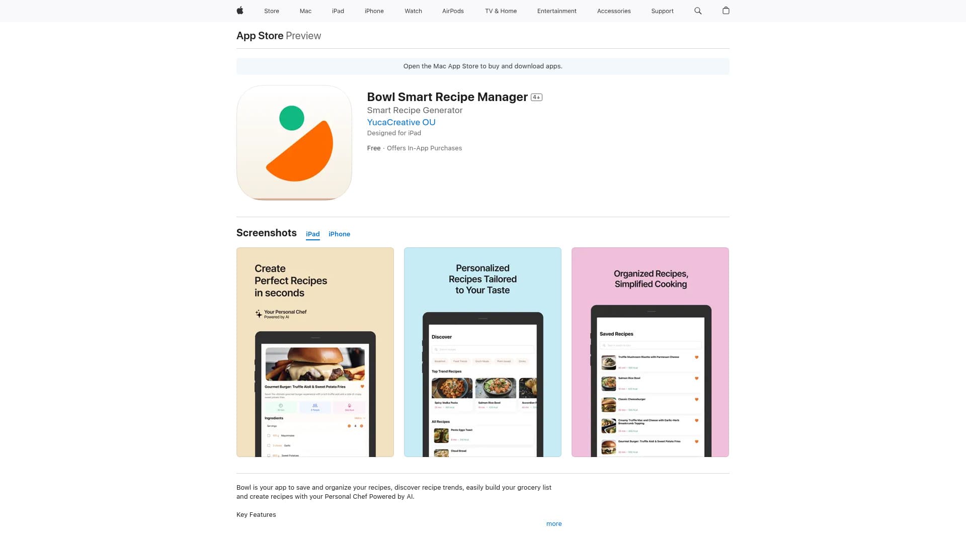 Bowl Smart Recipe Manager