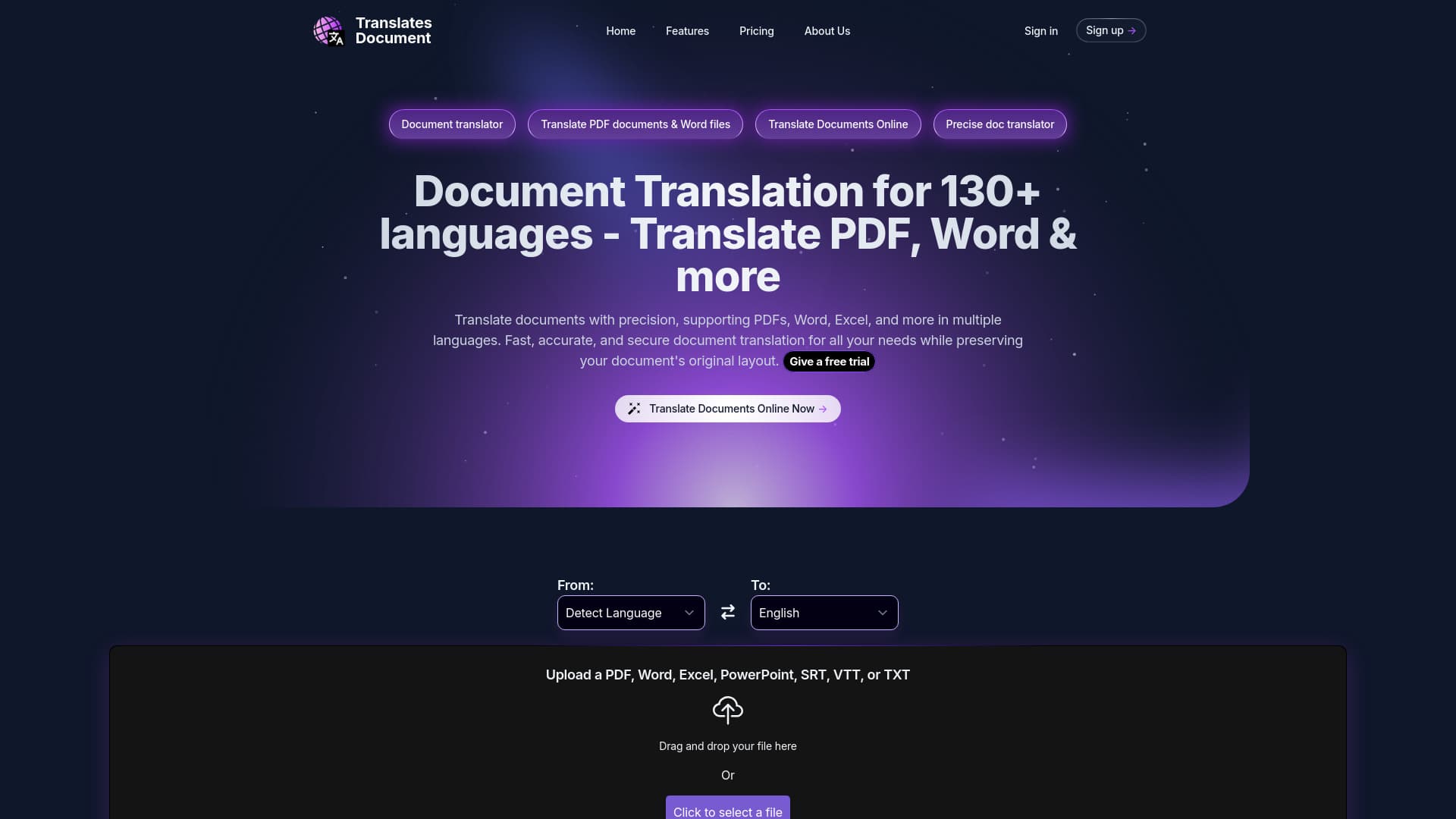 TranslatesDocument